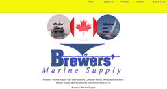 Desktop Screenshot of brewersmarine.com